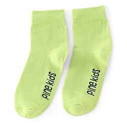 Pine Kids Ankle Length Printed Socks Floral Print Pack Of 3 - Pink Black & Green