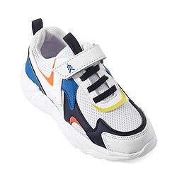 Pine Kids Sneakers Shoes with Velcro Closure- White