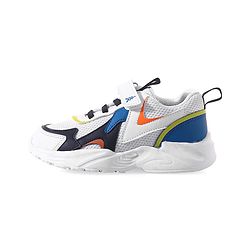 Pine Kids Sneakers Shoes with Velcro Closure- White