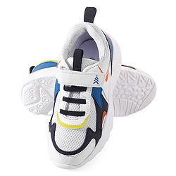 Pine Kids Sneakers Shoes with Velcro Closure- White
