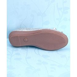 Pine Kids Slip On Bellies with Sequin Detailing - Silver