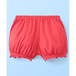 Pine Kids Cotton Anti Bacterial  Bloomers Solid & Dot Print Pack Of 3 - Pink Blue & White