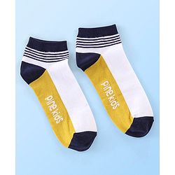 Pine Kids Ankle Length Socks Logo Print Pack Of 3 (Colour May Vary)