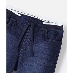 Pine Kids Denim Washed Full Length  Cargo Jogger - Blue