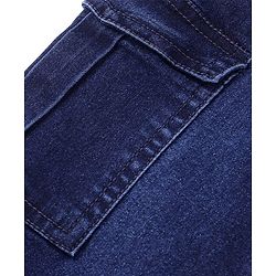 Pine Kids Denim Washed Full Length  Cargo Jogger - Blue