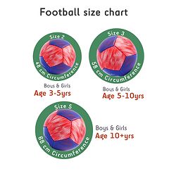 Pine Kids Junior Size -2 Football - Multi Colour | High-Quality Stitched Soccer Ball for Boys & Girls | Ideal for Training, Match Play & Practice