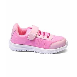 Pine Kids Textured Velcro Closure Sneakers - Pink