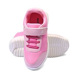 Pine Kids Textured Velcro Closure Sneakers - Pink