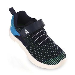 Pine Kids Lace Detailing Velcro Closure Sneakers - Blue