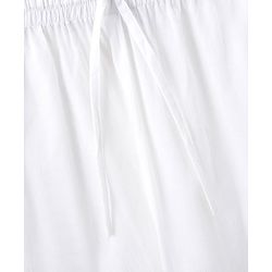 Pine Kids Cotton Solid Full length Pyjama - White