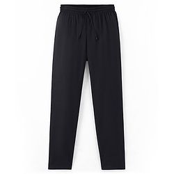 Pine Kids Cotton Solid Full Length Pyjama - Black
