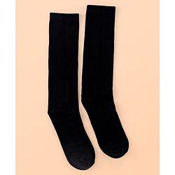 Pine Kids Knee Length Socks with Antimicrobial Finish Solid Colors Pack of 3 (Color May Vary)