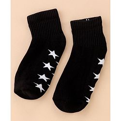 Pine Kids Cotton Ankle Length Socks With Silvadur Antimicrobial Finish Stars Design Pack Of 3 (Color May Vary)