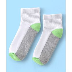 Pine Kids Cotton Elastane Ankle Length Silvadur Antimicrobial Socks  Pack of 3 (Colour & Design May Vary)