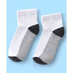Pine Kids Cotton Elastane Ankle Length Silvadur Antimicrobial Socks  Pack of 3 (Colour & Design May Vary)