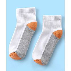 Pine Kids Cotton Elastane Ankle Length Silvadur Antimicrobial Socks  Pack of 3 (Colour & Design May Vary)