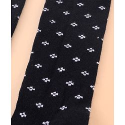 Pine Kids Cotton Knee Length Socks With Silvadur Antimicrobial Finish Floral Design Pack Of 3 (Color May Vary)