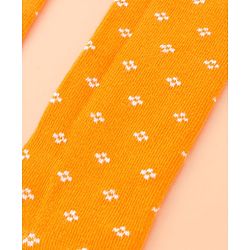 Pine Kids Cotton Knee Length Socks With Silvadur Antimicrobial Finish Floral Design Pack Of 3 (Color May Vary)