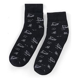 Pine Kids Cotton Blend Ankle Length Socks Striped Pack of 3 (Colour May Vary)