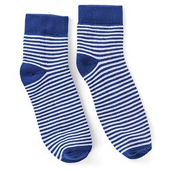 Pine Kids Cotton Blend Ankle Length Socks Striped Pack of 3 (Colour May Vary)