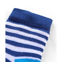 Pine Kids Cotton Blend Ankle Length Socks Striped Pack of 3 (Colour May Vary)
