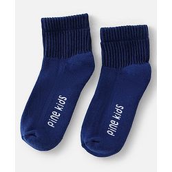 Pine Kids Cotton Elastane Ankle Length Silvadur Antimicrobial Socks  Pack of 3 (Colour & Design May Vary)