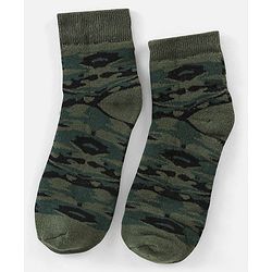 Pine Kids Cotton Blend Ankle Length Socks Car Design Pack of 3 (Colour May Vary)