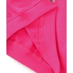 Pine Kids Full Sleeves Biowashed  Sweatshirt Sequined Bow Design - Fuschia
