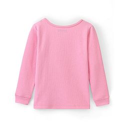 Pine Kids Cotton Full Length Thermal Inner Wear Vest Solid Colour - Candy Pink