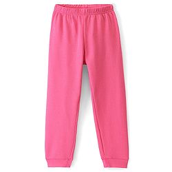 Pine Kids Full Length Thermal Bottom Solid Colour - Hot Pink