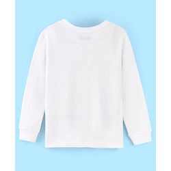 Pine Kids Cotton Full Sleeves Thermal Vest Solid Colour - Off White