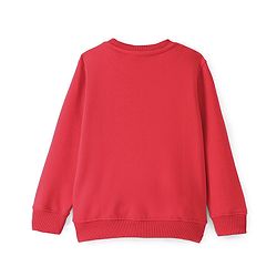 Pine Kids Cotton Full Sleeves Freestyle Street Dance Text Print Sweatshirt - Red