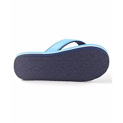 Pine Kids Slip On Flip Flops Batman Print - Sky Blue
