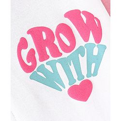 Pine Kids Cotton Knit Full Sleeves Front Open Hooded Biowashed Sweatshirt with Text Print - Blue Pink & Yellow