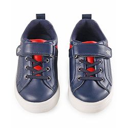 Pine Kids Casual Shoes with Velcro Closure Solid Colour - Navy Blue