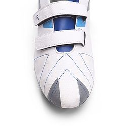 Pine Active Velcro Closure Soccer Shoes - White & Blue