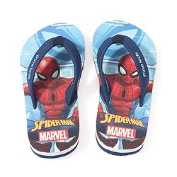 Pine Kids Spider Man Printed Slip On Flip Flop - Blue