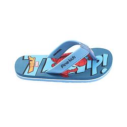 Pine Kids Slip On Style Flip Flops Spider Man Print - Blue