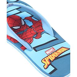 Pine Kids Slip On Style Flip Flops Spider Man Print - Blue