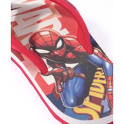 Pine Kids  Slip On Style Flip Flops Spider Man Print Red