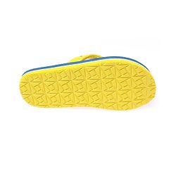 Pine Kids Spider Man Printed Slip On Flip Flop - Blue & Yellow