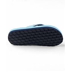 Pine Kids Abstract Print Flip Flops - Blue