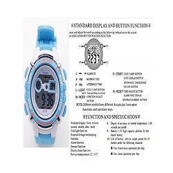 Pine Kids  Free Size Digital Watch- Blue