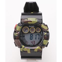Pine Kids  Free Size Digital Watch - Black