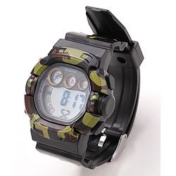 Pine Kids  Free Size Digital Watch - Black