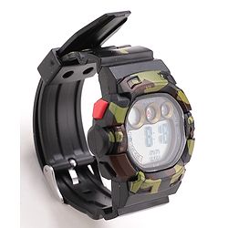 Pine Kids  Free Size Digital Watch - Black