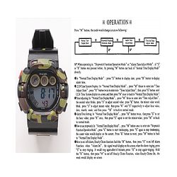 Pine Kids  Free Size Digital Watch - Black