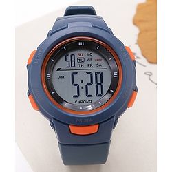 Pine Kids  Free Size Digital Watch - Navy Blue