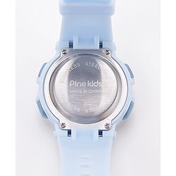 Pine Kids  Free Size Digital Watch - Light Blue