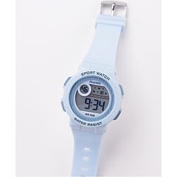 Pine Kids  Free Size Digital Watch - Light Blue